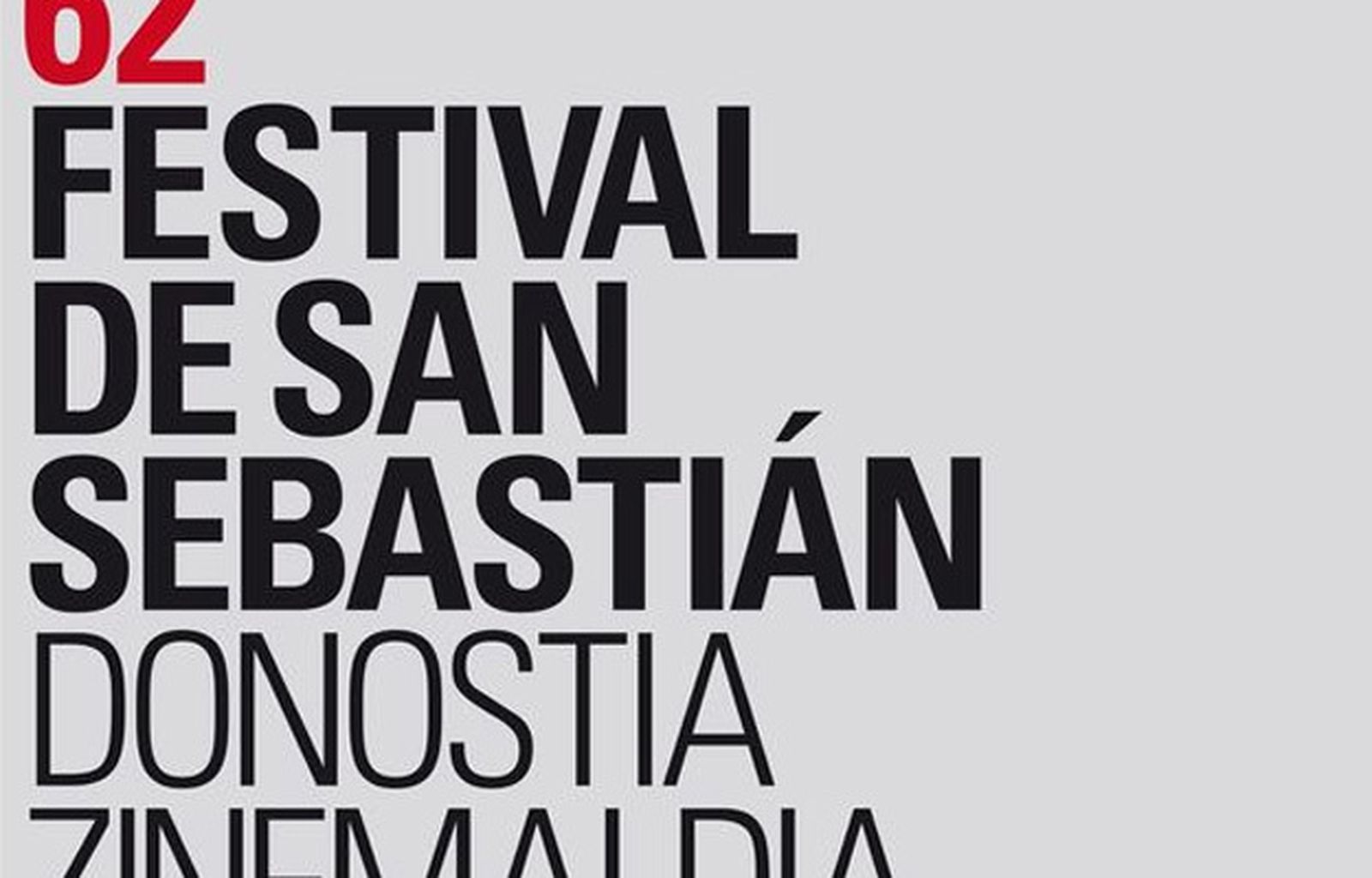 62 edición del Festival de San Sebastián