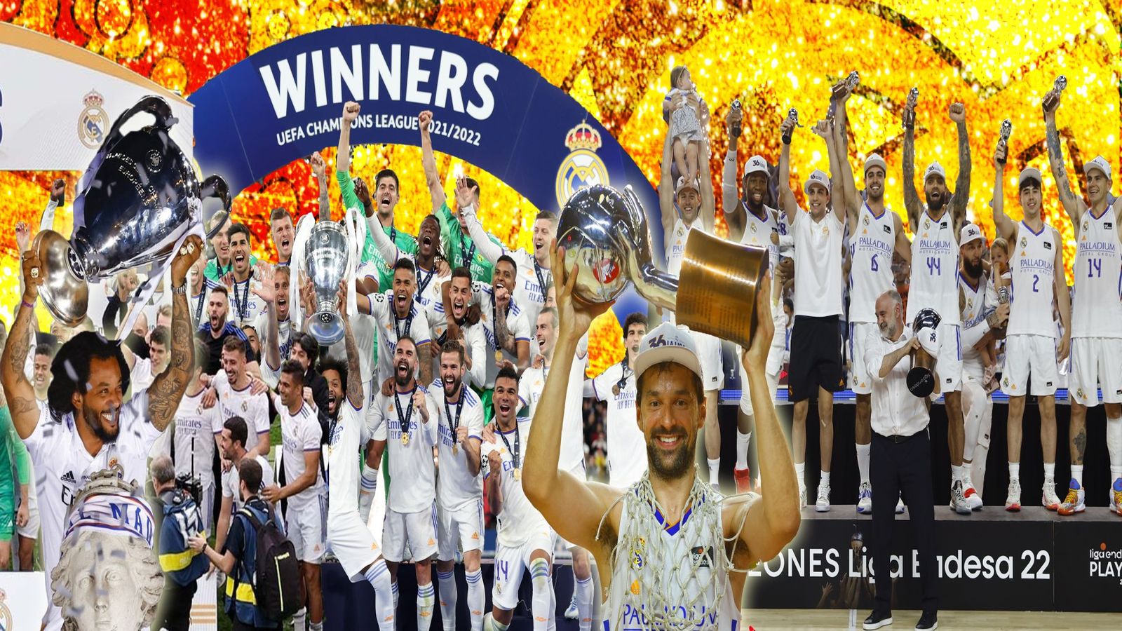 La temporada más redonda del Real Madrid en fútbol y baloncesto