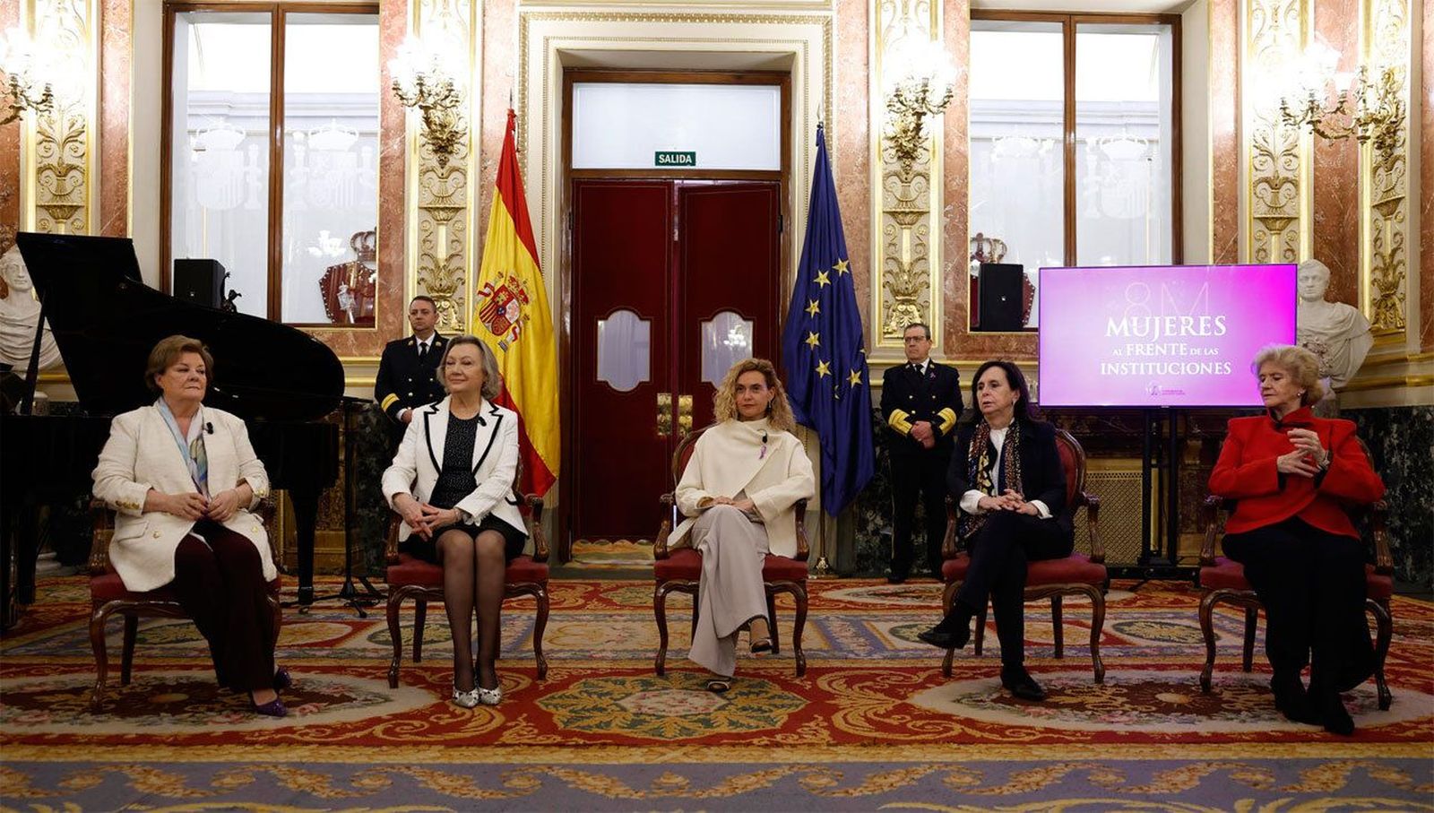 El Congreso celebra el 8-M con un homenaje a las primera mujeres al frente de altas instituciones