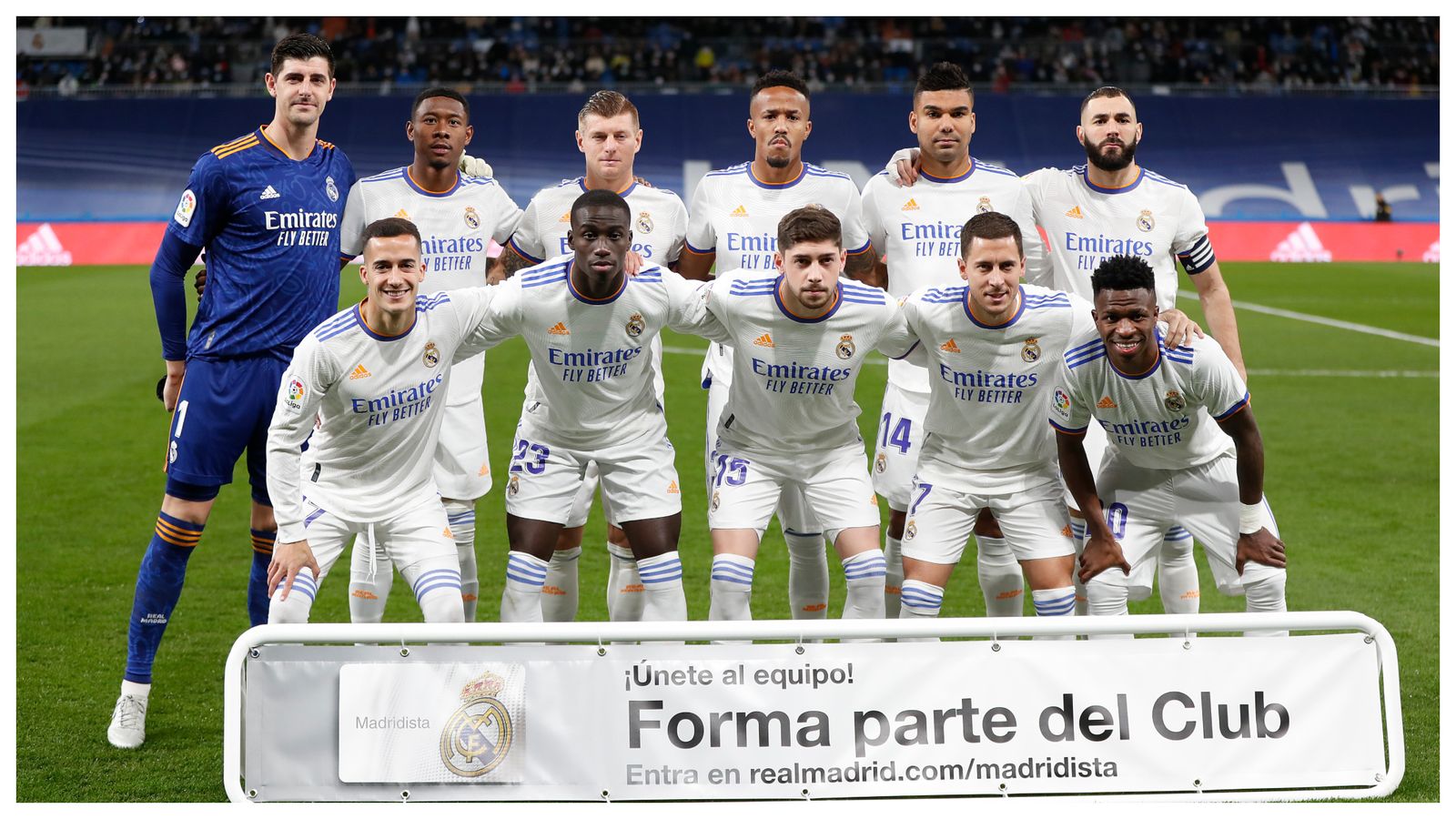 Alineación del Real Madrid