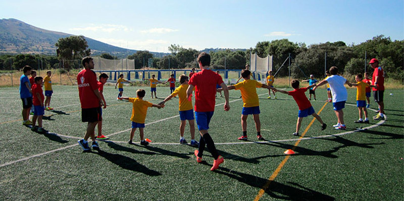 Imagen del campus del Atlético de Madrid en Los Ángeles de San Rafael