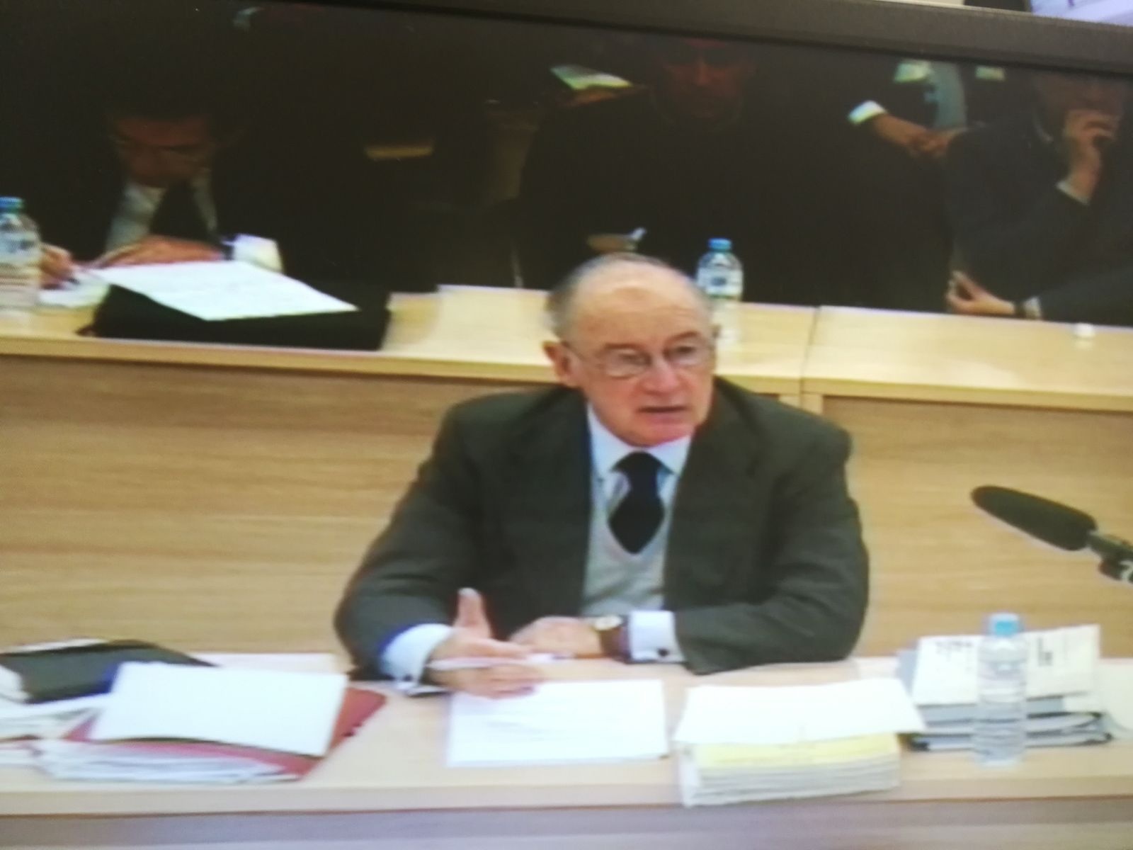 Rodrigo Rato durante el juicio por la salida a bolsa de Bankia