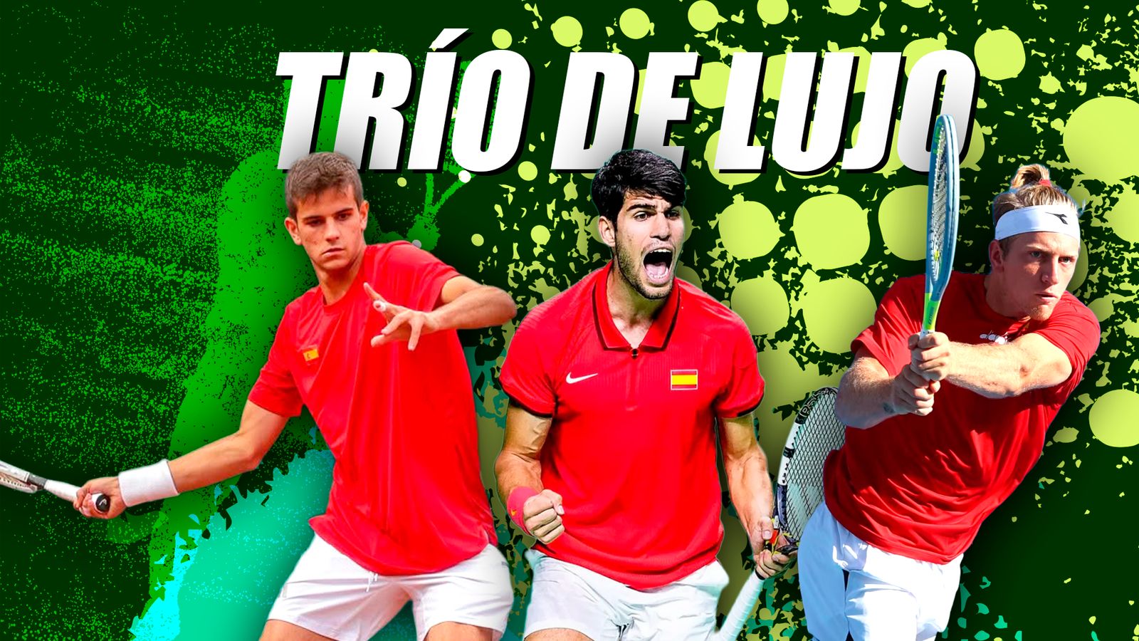 Jódar, Alcaraz y Davidovich