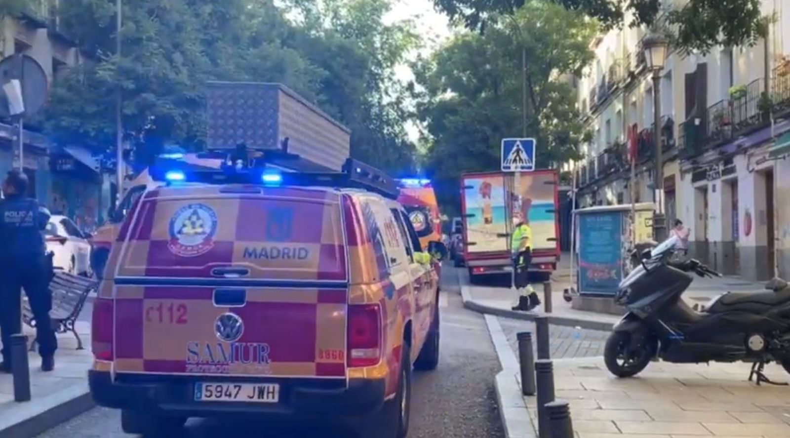 Detenida una persona por el apuñalamiento de un hombre en Lavapiés