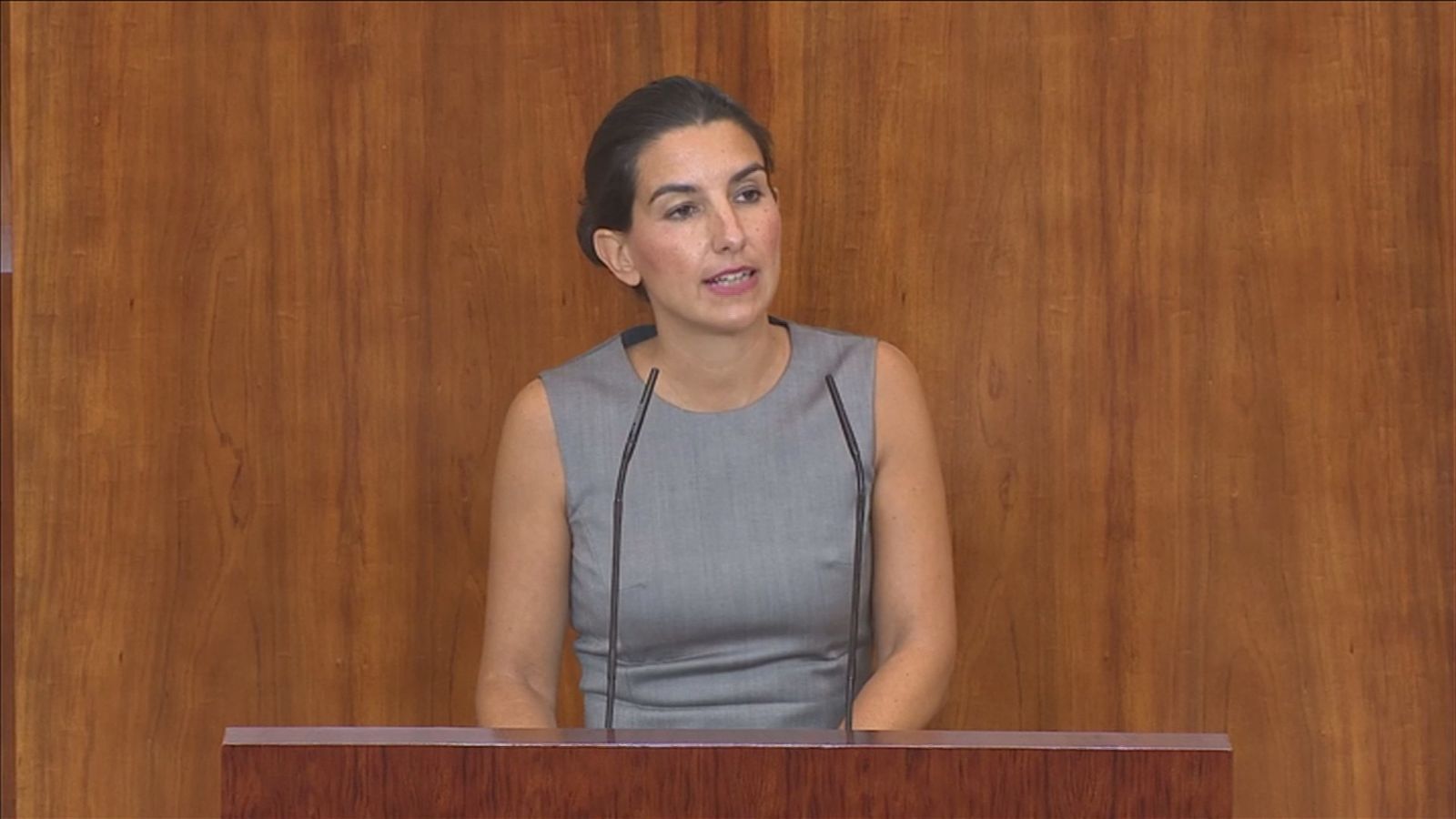 Rocío Monasterio portavoz de Vox en la Asamblea de Madrid