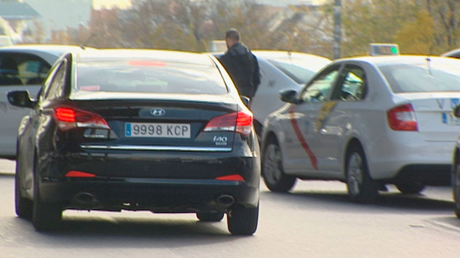 Vehículos VTC y taxis en Madrid