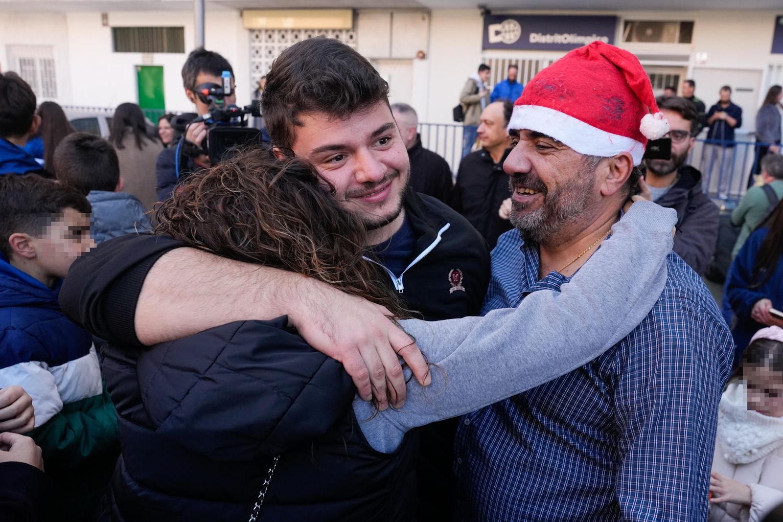 Club madrileño Distrito Olímpico, con la mitad del Gordo, comprado en Logroño