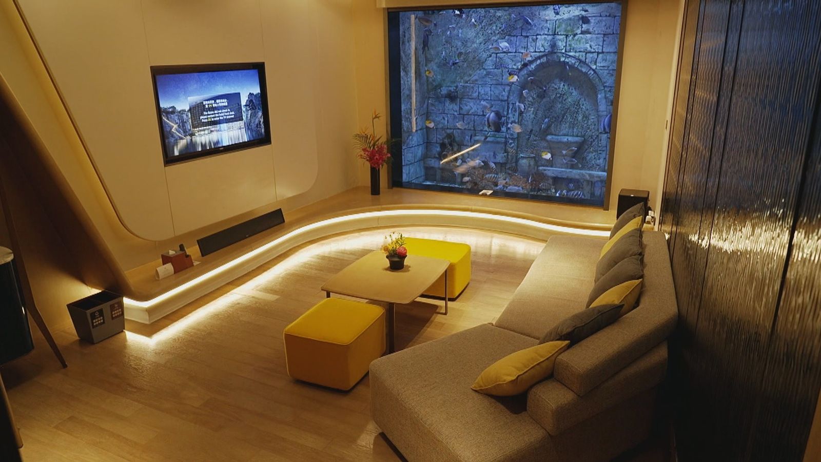 Habitación submarina del hotel InterContinental Wonderland, Shanghái