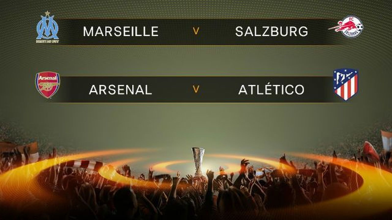 Arsenal-Atlético de Madrid, semifinales en la Europa League
