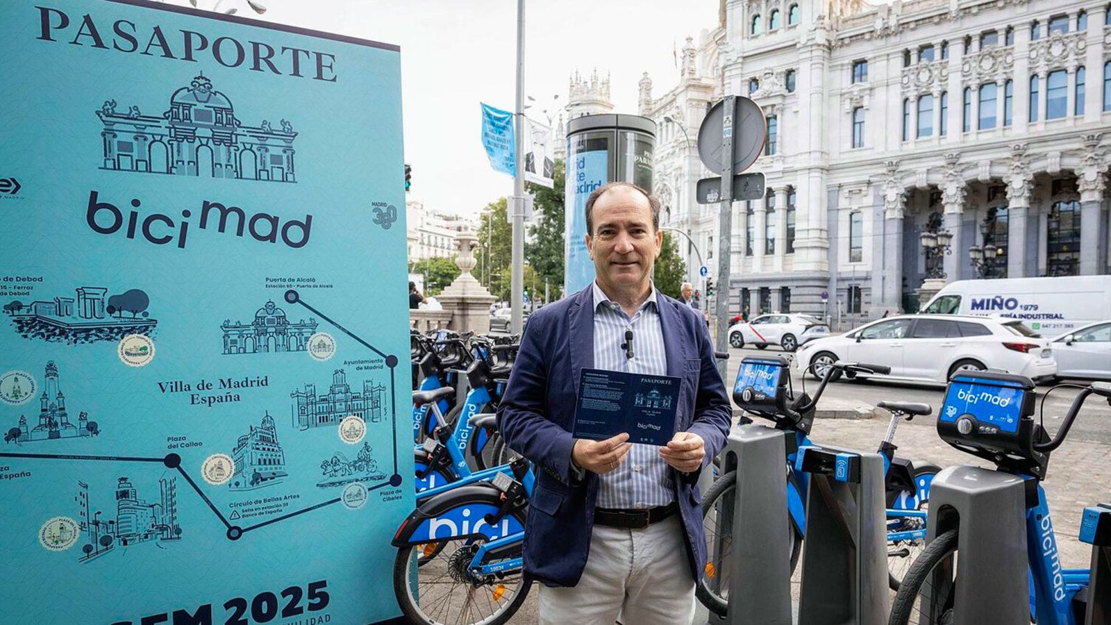 Borja Carabante presenta el pasaporte Bicimad