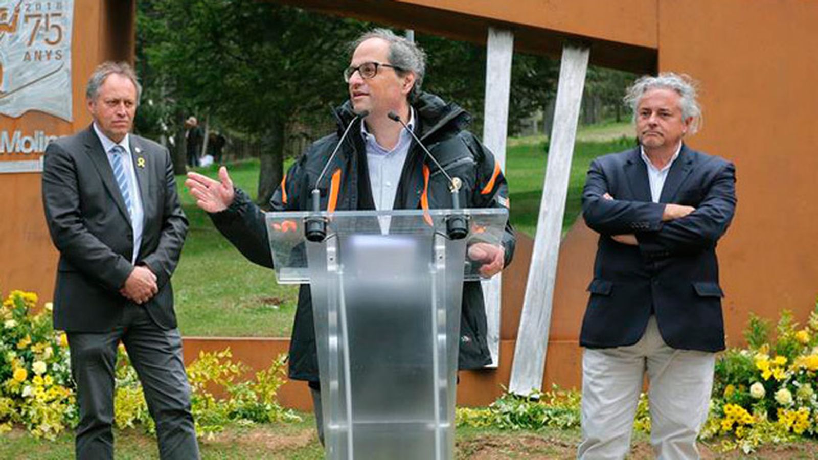 El presidente de la Generalitat, Quim Torra