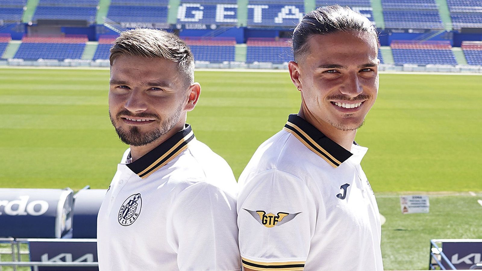 El Getafe presenta a los refuerzos Portu y Seoane