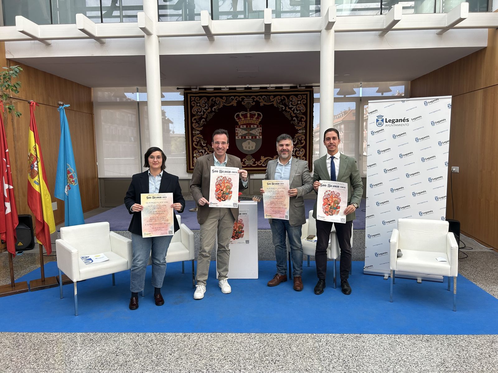 Presentación de las fiestas de San Nicasio en Leganés