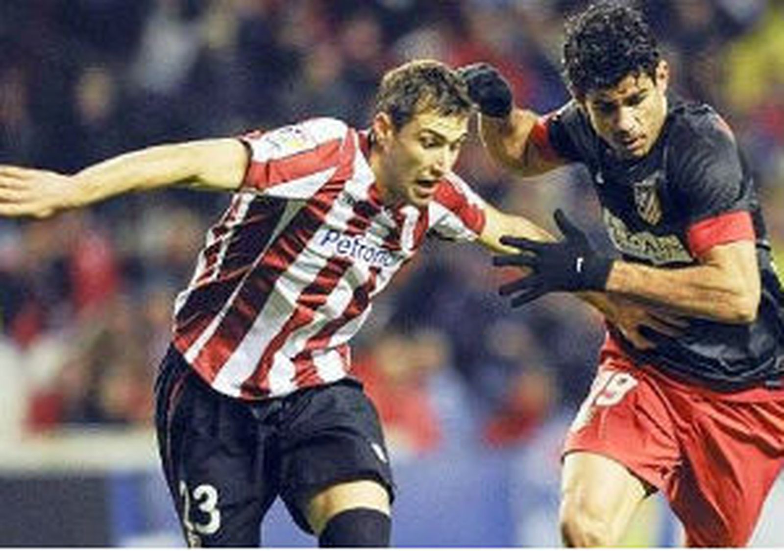 Diego Costa contra el Ath. Bilbao
