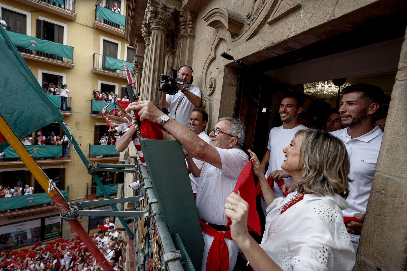 Chupinazo en Pamplona