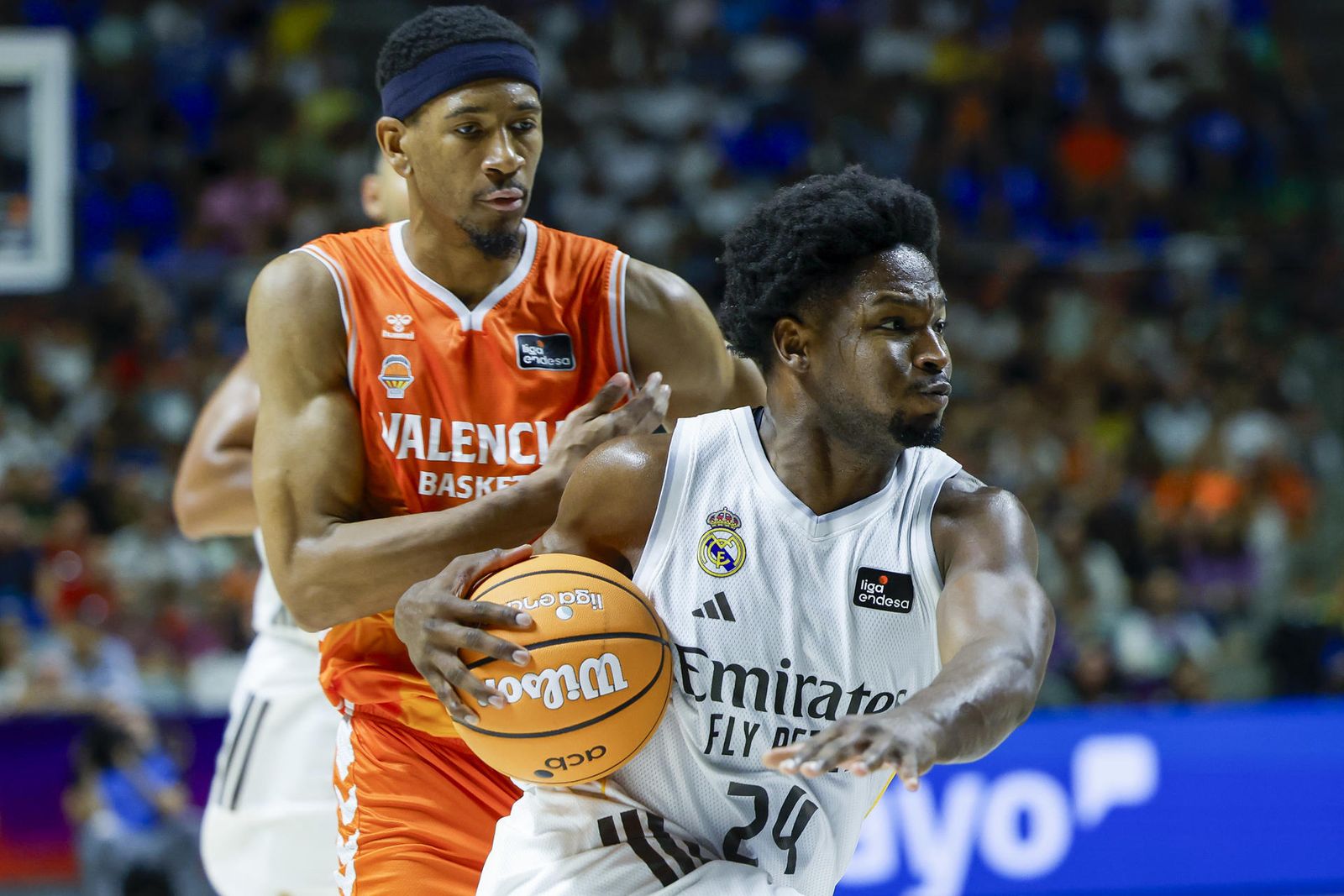 Andrés Feliz, del Real Madrid, durante el partido de la final de la Supercopa Endesa ante el Valencia Basket