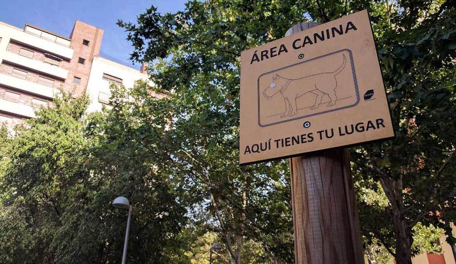 Área canina en Madrid