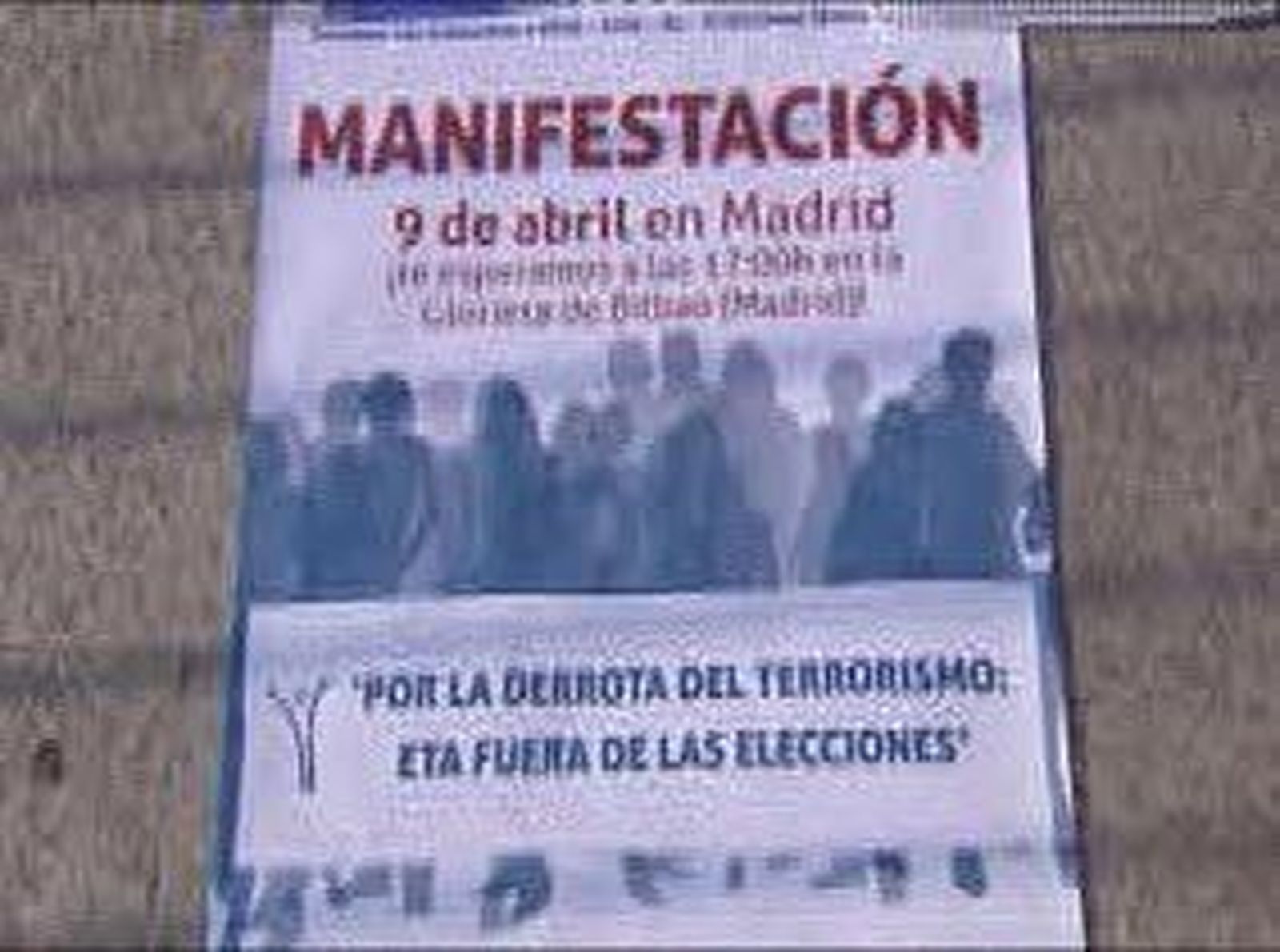 Casi cuarenta asociaciones y colectivos se suman a la manifestación de la AVT en Madrid