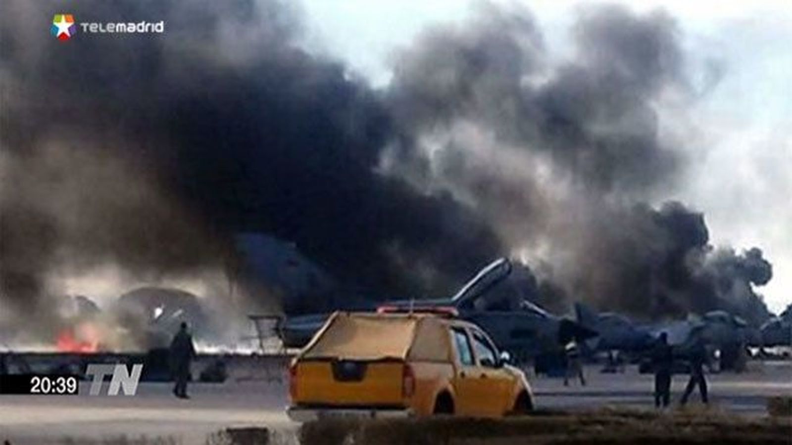 10 muertos y 7 heridos graves en un accidente de un F-16 griego en Albacete