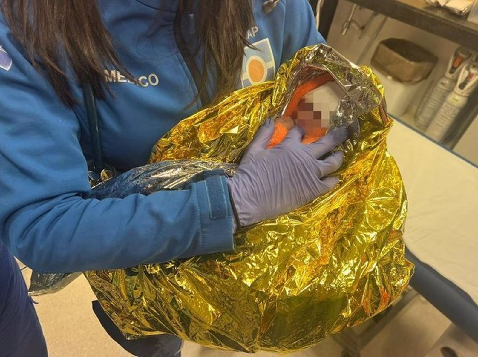 Bebé de Sevilla rescatada