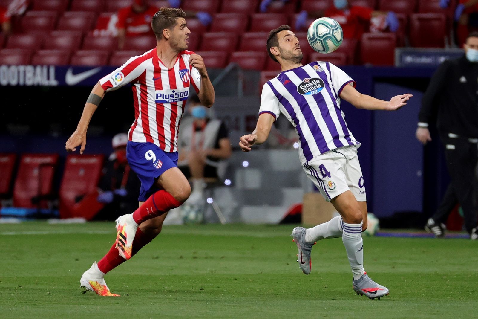 Morata ante el Valladolid