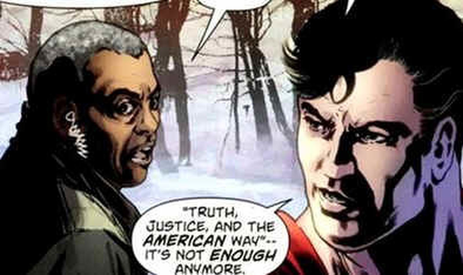 Superman reniega de los Estados Unidos