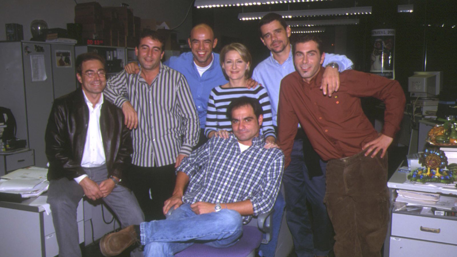 Javier Barrio, Guillermo Castañón, Emilio Pineda, Inmaculada, Julio Nieto, Luis M.Torrecillas y Raúl Pacheco