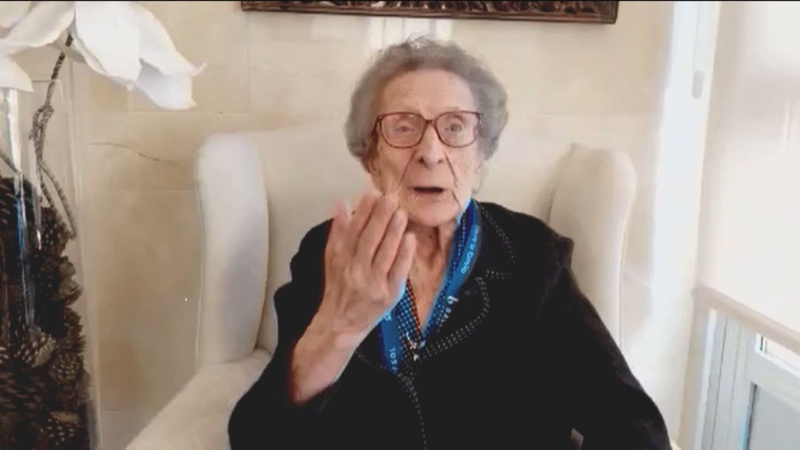 Matilde, una madrileña de 106 años: "Tengo salero todavía"