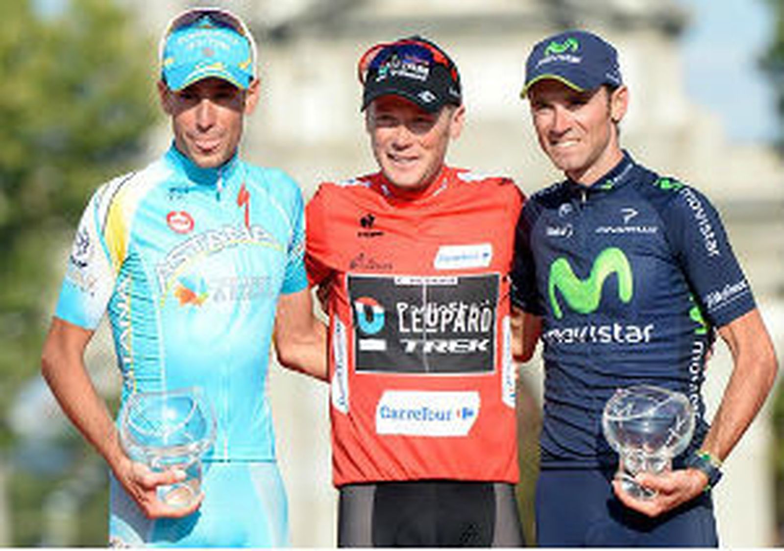 Podio Vuelta 2013