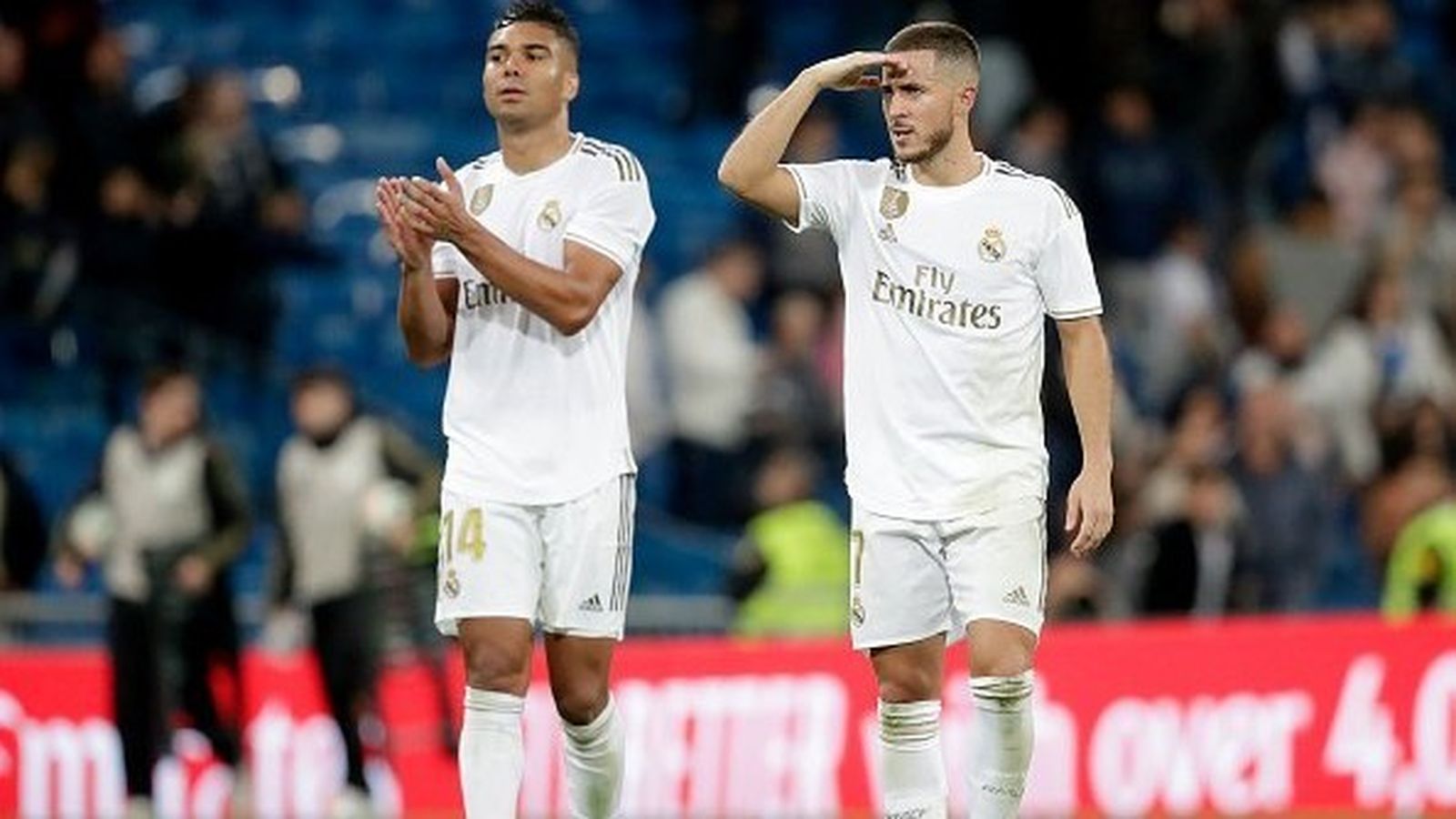 Casemiro y Hazard