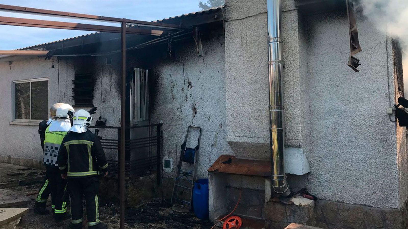 Un hombre de 88 años muere en el incendio de su vivienda en Pedrezuela