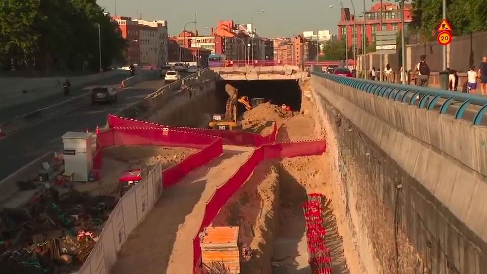 Finalizadas las excavaciones de los túneles de soterramiento de la A-5 en ambos sentidos de circulación