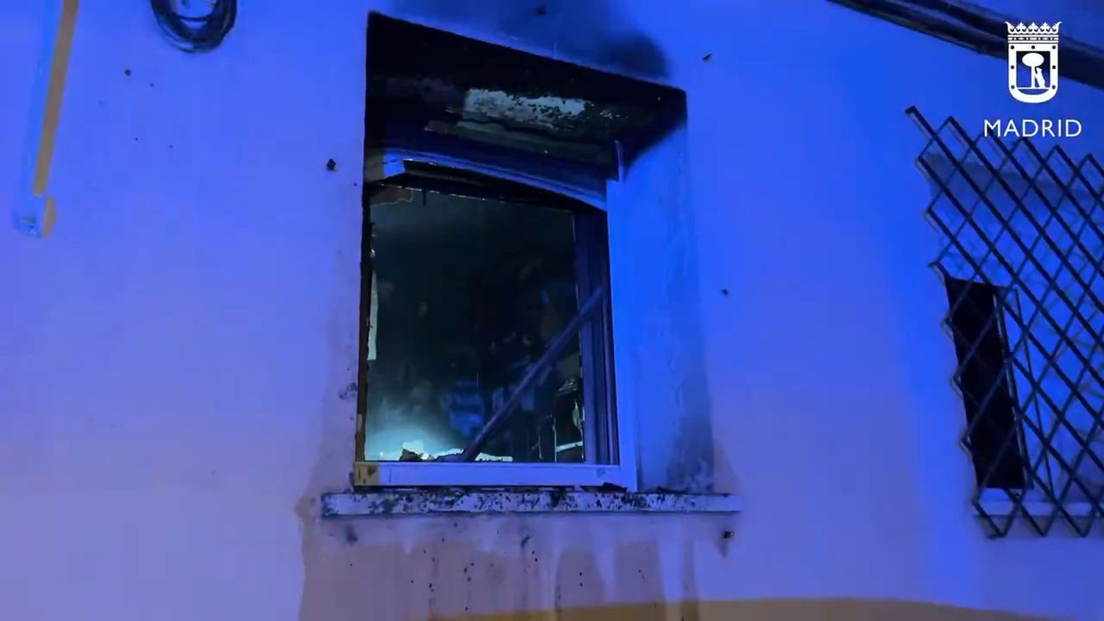 Muere un hombre en el incendio de una vivienda en Madrid