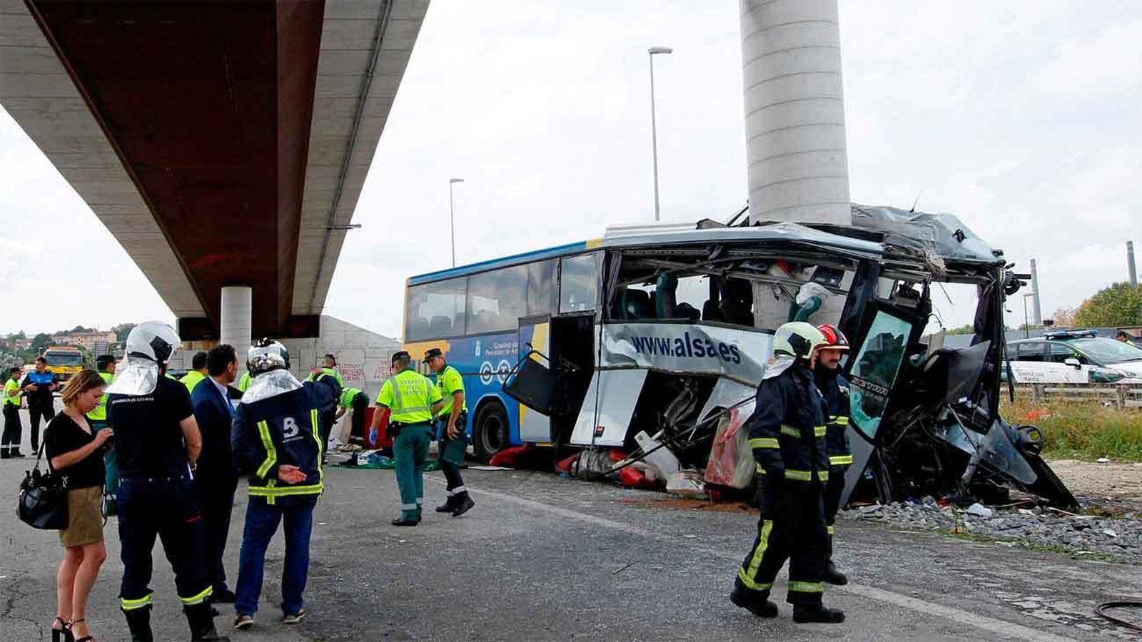 Los cinco fallecidos en el accidente de Avilés son asturianos de entre 52 y 77 años