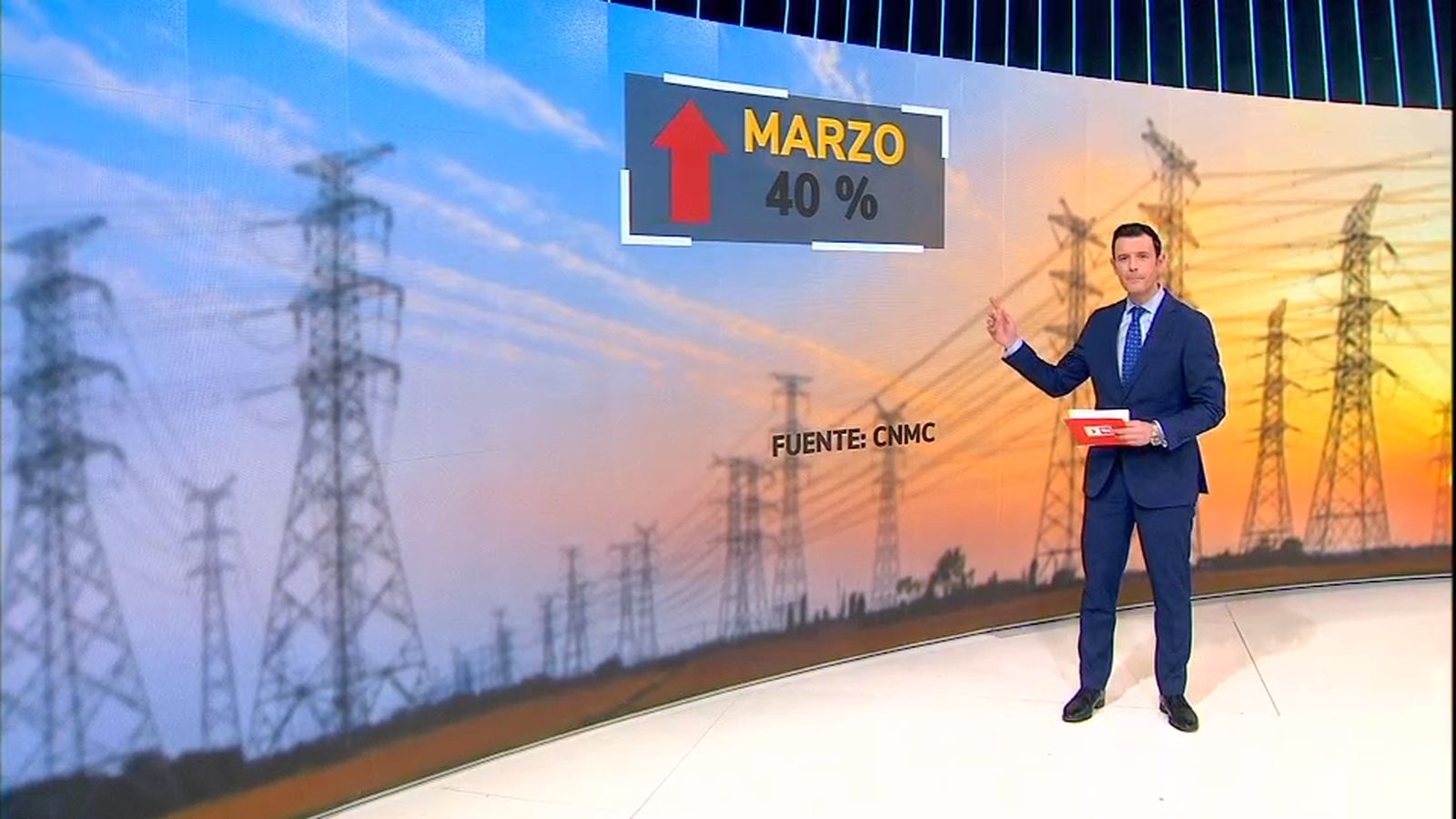 La factura de la luz se disparó un 40% en marzo