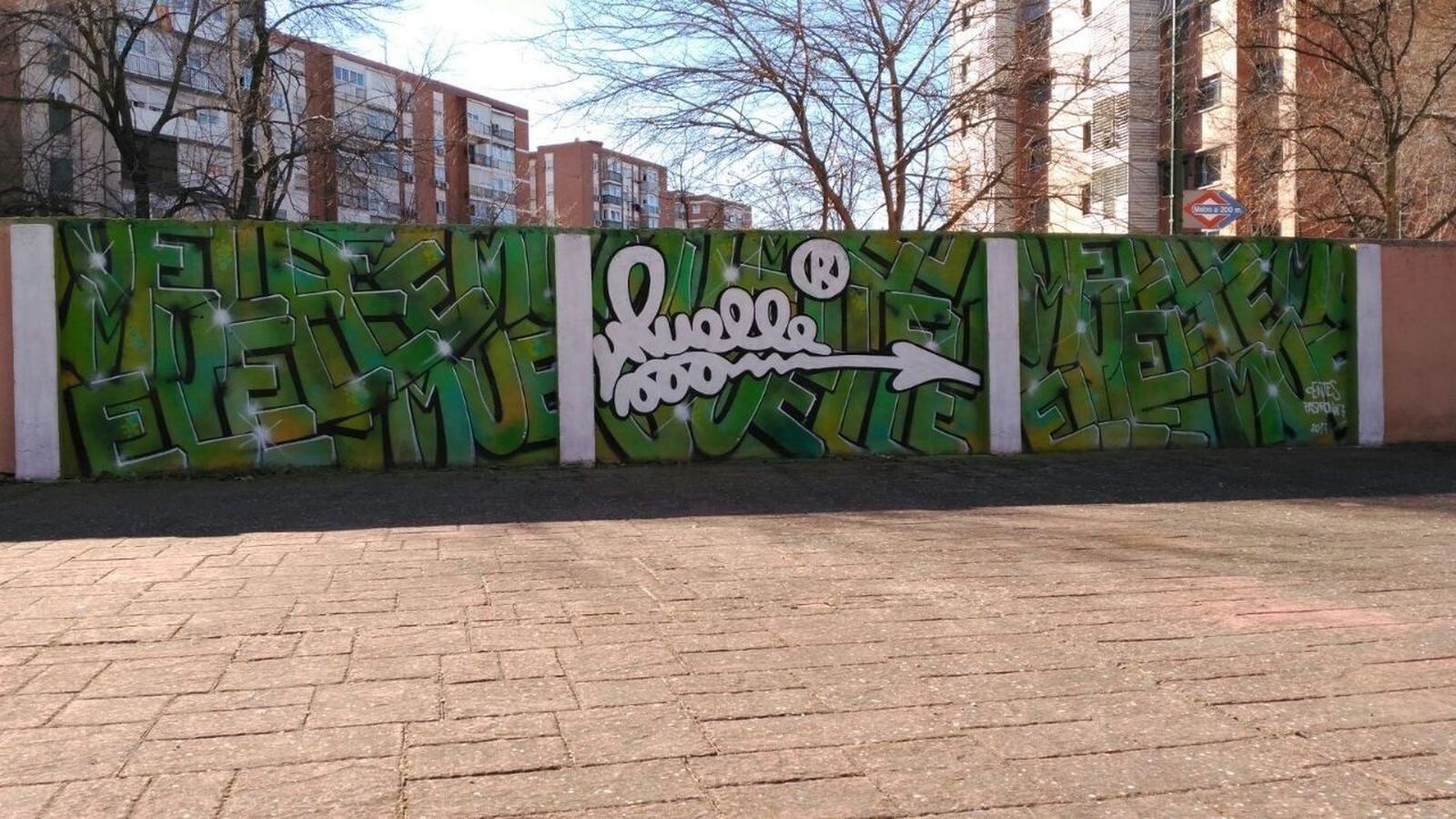 ‘Muelle Fondo’ de Francisco Reyes, primer premio en el I Certamen de Arte Urbano de Latina