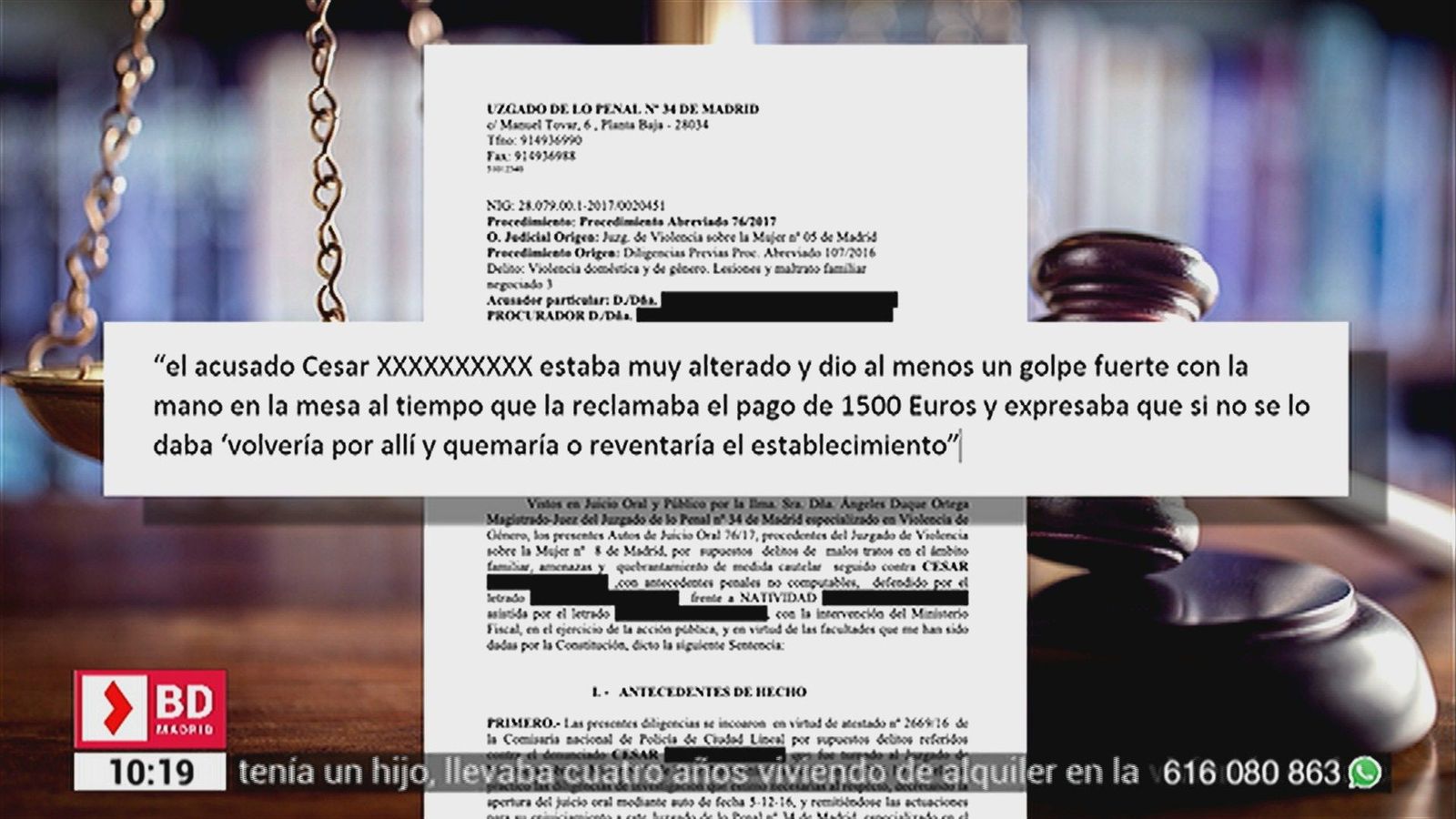 El 'rey del cachopo' tenía desde junio una sentencia firme por maltrato a su exmujer