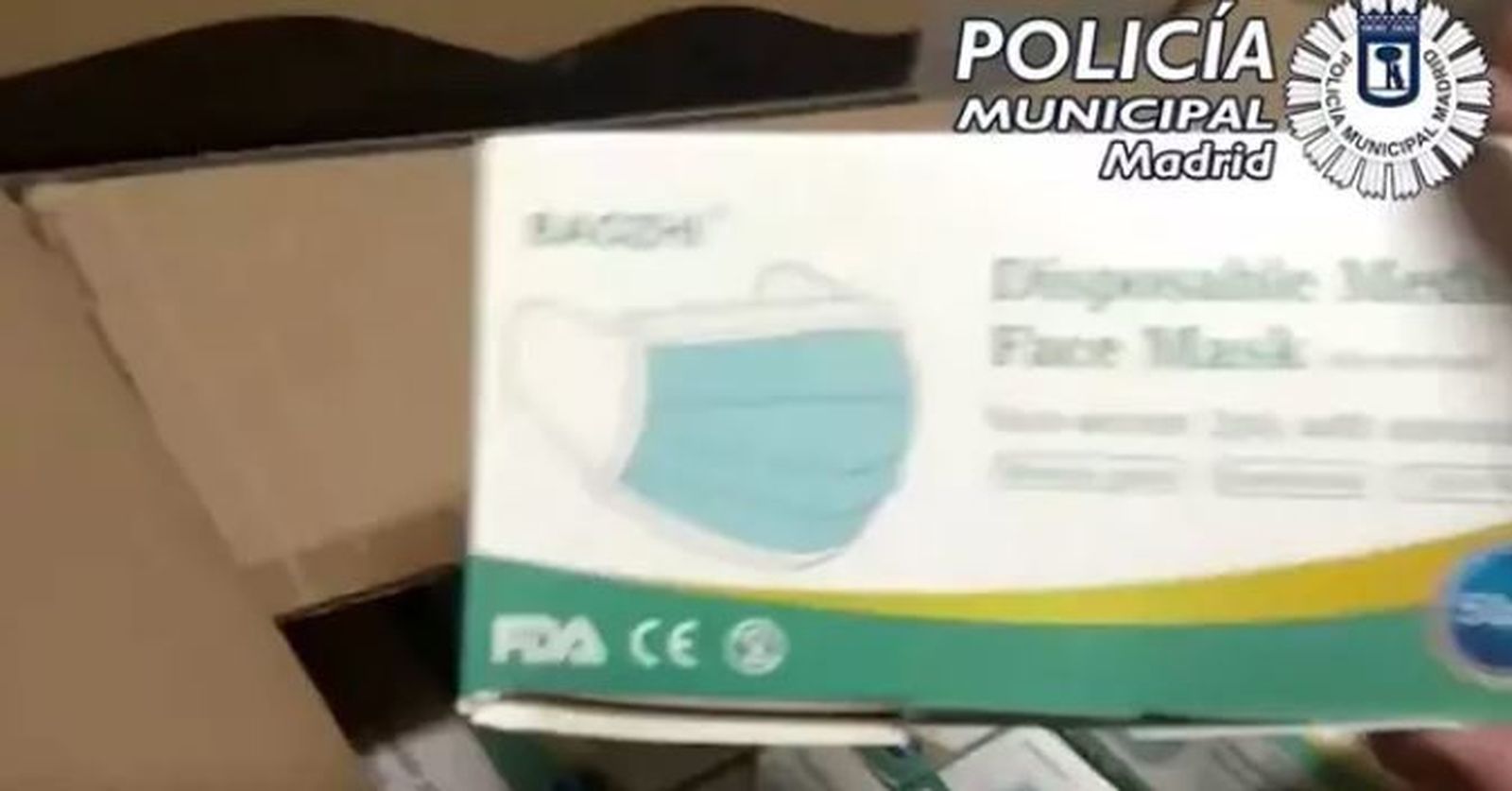 Intervenidas 53.858 mascarillas y medicamentos de origen chino en Usera