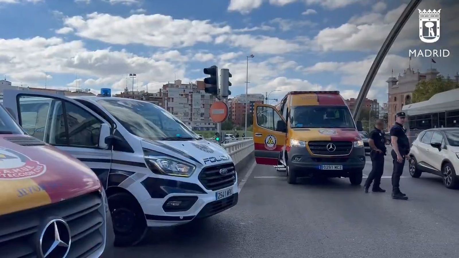 Accidente de moto en Ventas