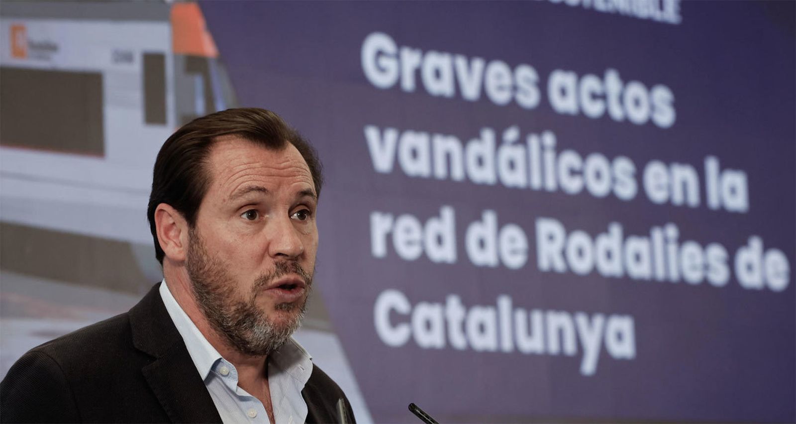 Puente no descarta sabotaje y dice que incidencias Cataluña son "anormalmente altas"