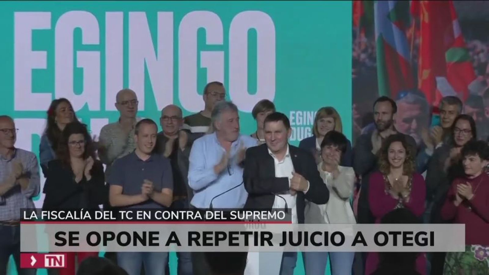 La Fiscalía del TC rechaza que se le vuelva a juzgar a Otegi por intentar reconstruir Batasuna