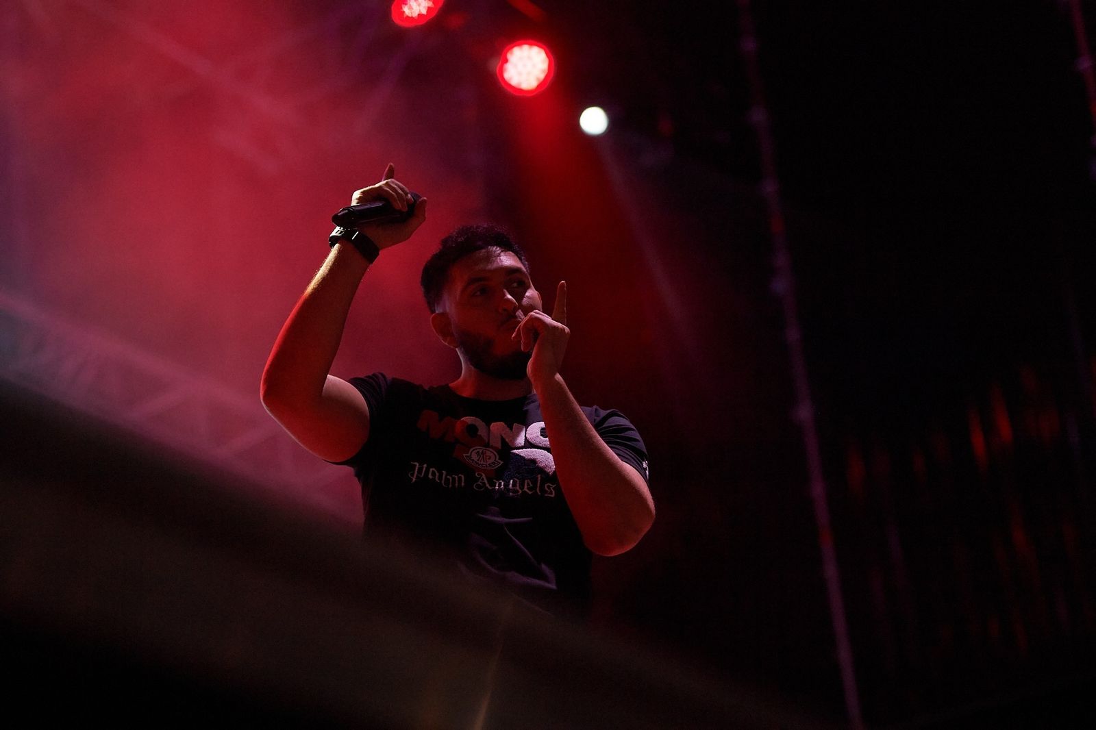 Omar Montes durante su concierto en Torrelavega