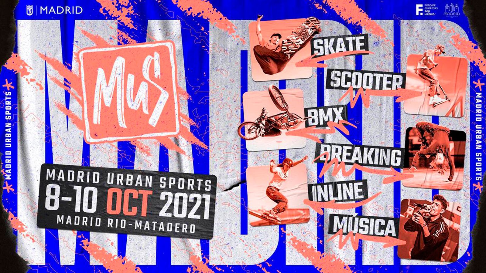 Cartel de 'Madrid Urban Sports'