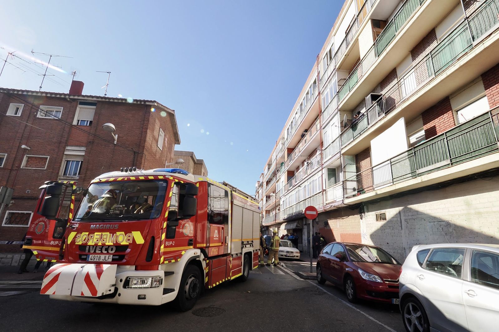 Incendio de una vivienda en Valladolid