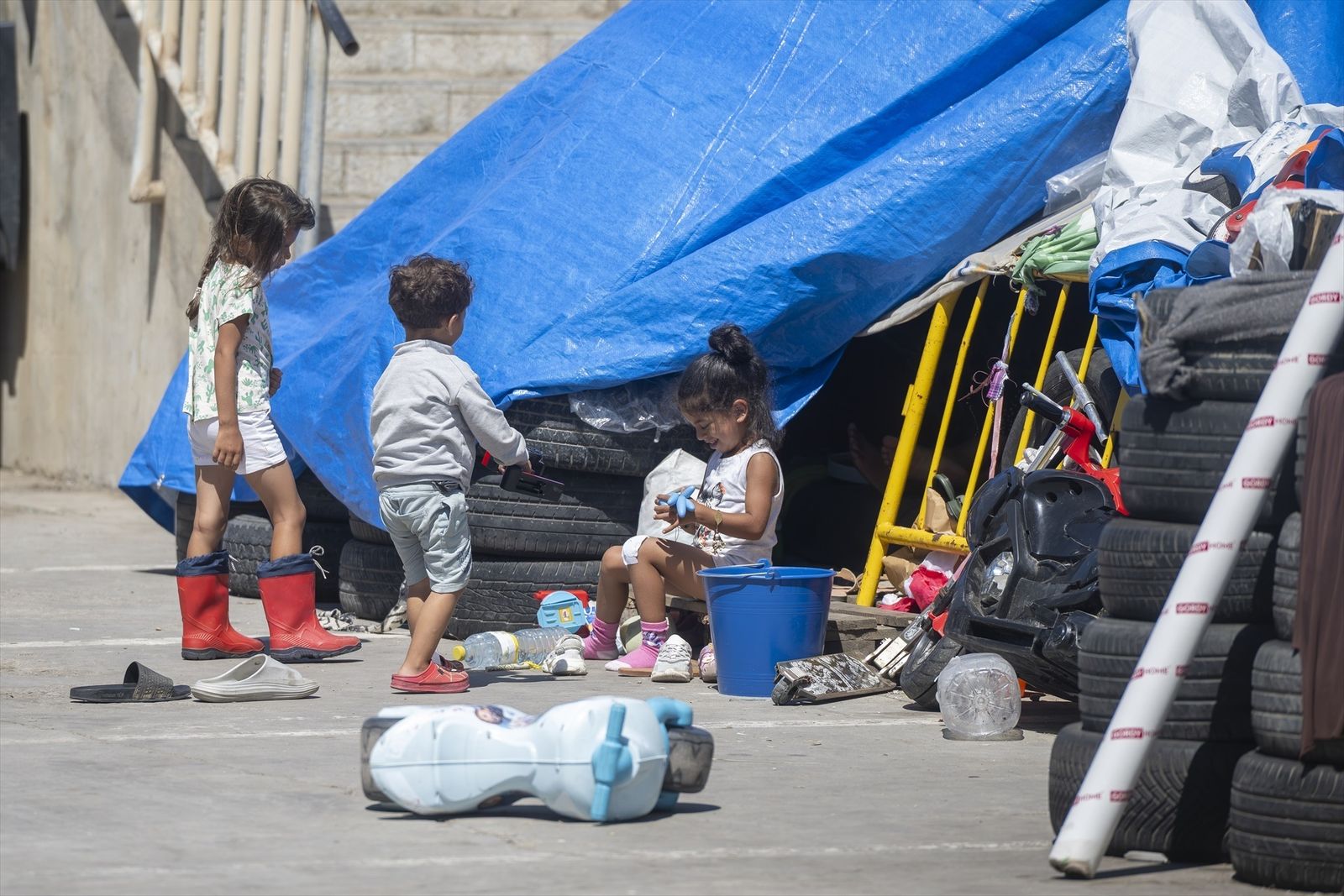 Niños jugando en Ceuta, a 22 de agosto de 2026