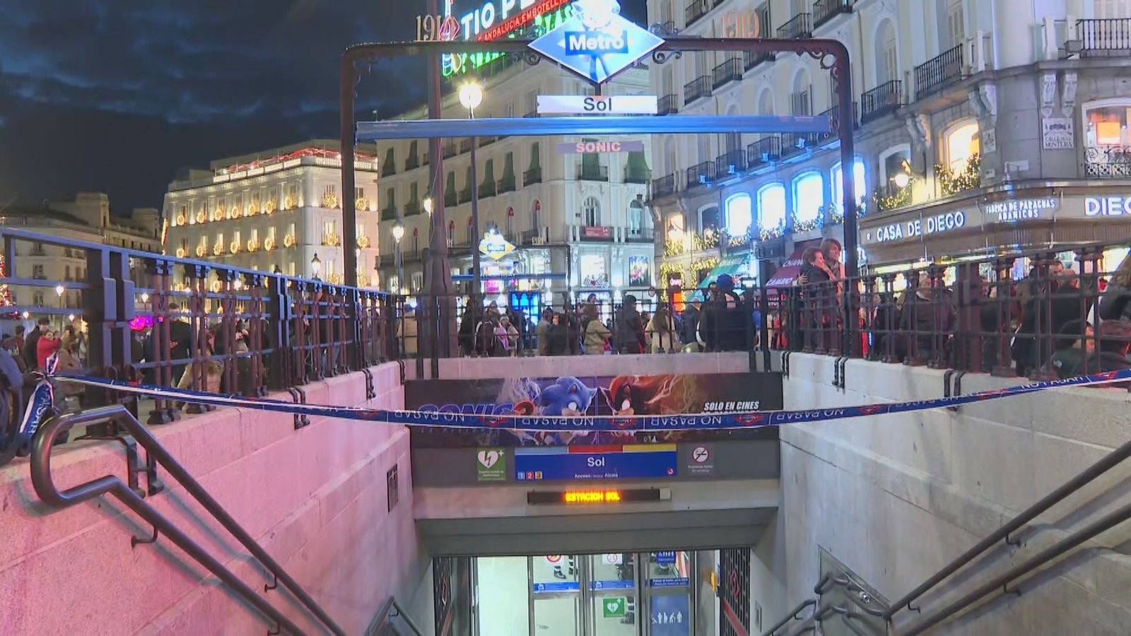 El centro a reventar