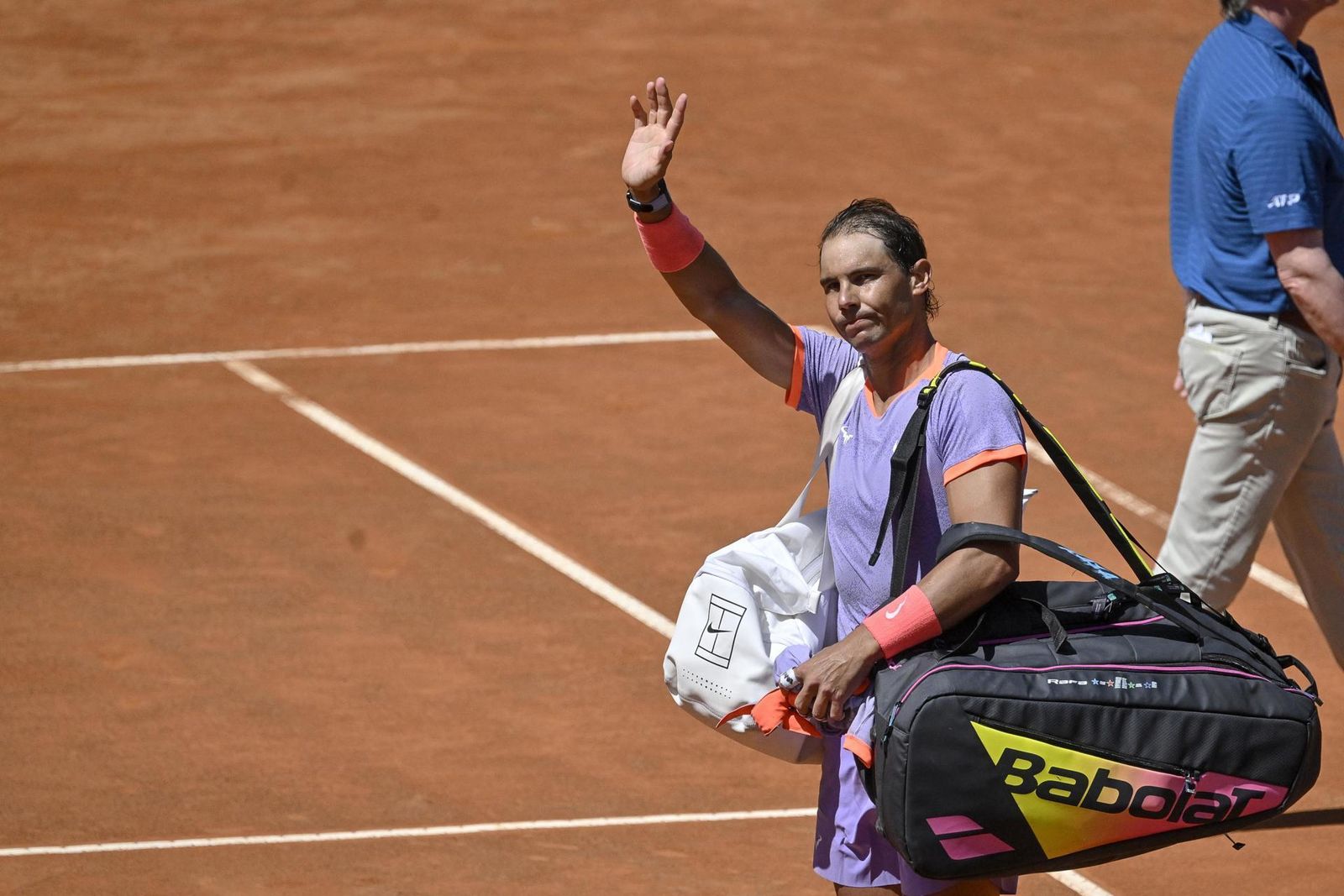 Nadal se despide de Roma