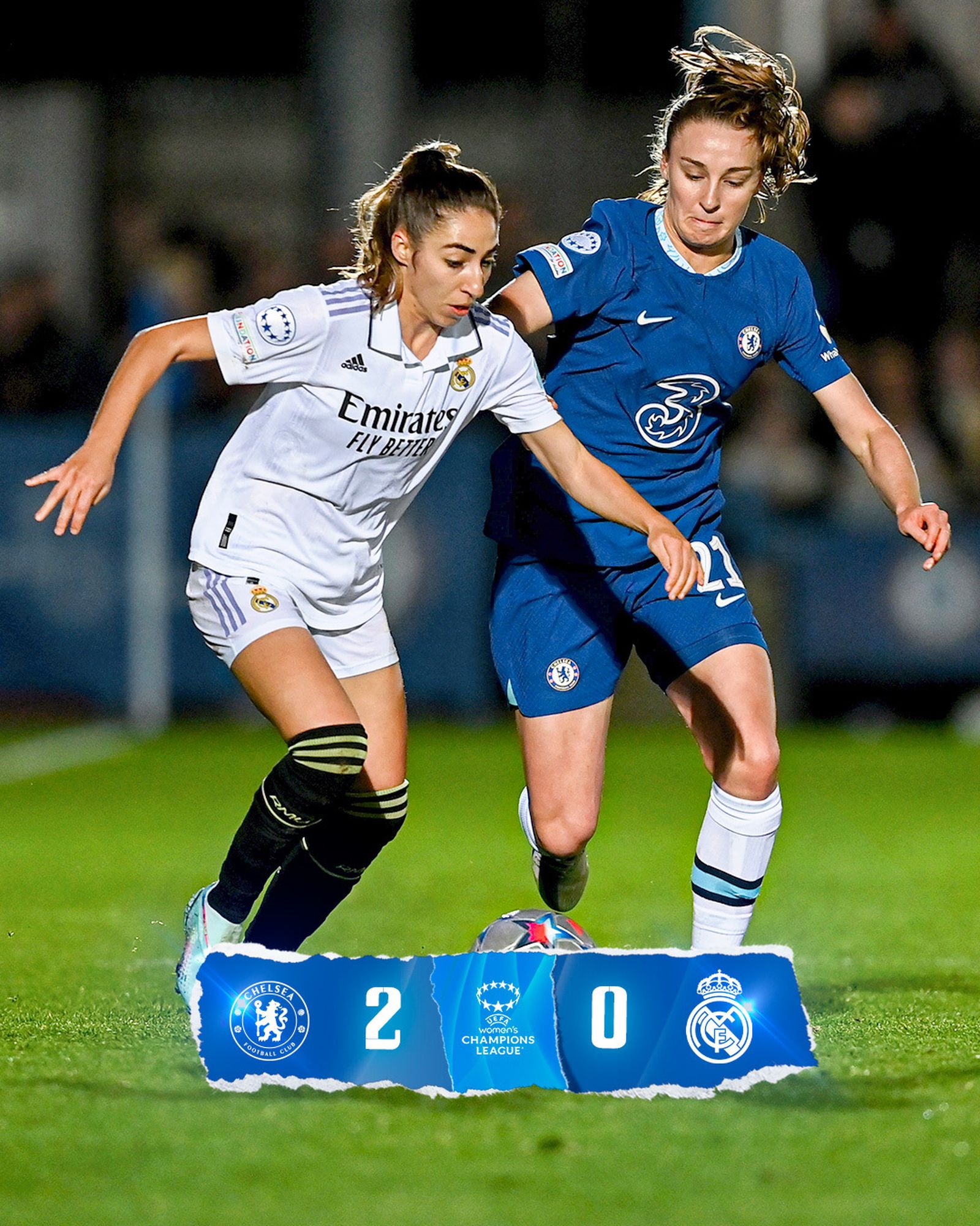 Olga Carmona ante el Chelsea