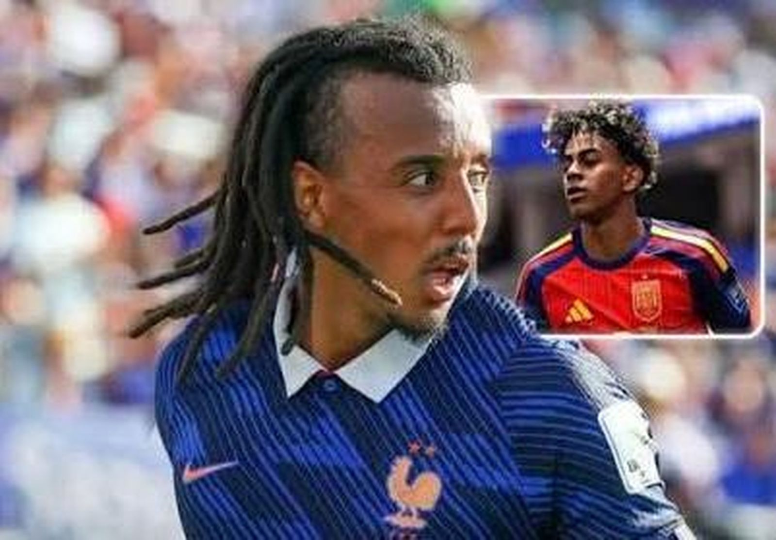 Koundé y Lamine Yamal