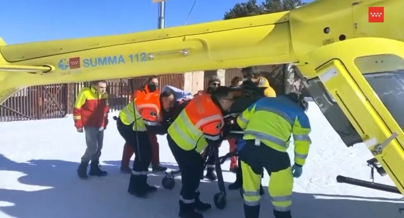Accidente en Valdesquí